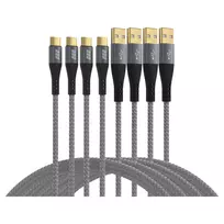 EFB Elektronik USB-A į USB-C laidų rinkinys 60W QC 3A+ – Skaitmeniniai duomenys (USB-AC-00005)