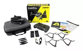 Amewi AMXFlight X4KPro dronas su kamera, bešepetėliai varikliai, 14+