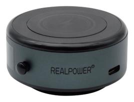 Pasyvus laikiklis RealPower ChargeAir MAG Car Black telefonui / išmaniajam telefonui