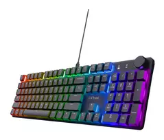 Gaming klaviatūra Trust GXT 866 Torix mechaninė USB QWERTZ juoda
