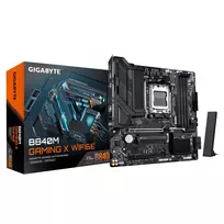 GIGABYTE B840M GAMING X WIFI6E pagrindinė plokštė – AMD Ryzen 9000, 8+2+2 fazių VRM, DDR5 iki 8200MHz, 2xPCIe 4.0 M.2, Wi-Fi 6E, 2.5GbE LAN