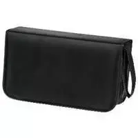 Hama CD Wallet Nylon 120, juoda 120 diskų