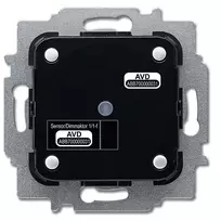 Elektrinis pavarėlis Busch-Jaeger 6212/1.1, 230 V, 80 W, juodas/sidabrinis, 71×71×45 mm