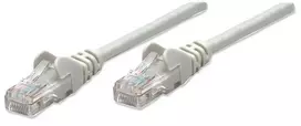Intellinet tinklo jungiamasis kabelis, Cat5e, 0,5 m, pilkas, CCA, U/UTP, PVC, RJ45, paauksuoti kontaktai, be užkabinimo, su apsauginiu gaubteliu, viso gyvenimo garantija