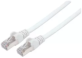 Intellinet tinklo jungiamasis laidas Cat6, 2 m, baltas, varinis, S/FTP, LSOH / LSZH, RJ45, auksuoti kontaktai, su apsauginiu gaubteliu, viso gyvenimo garantija