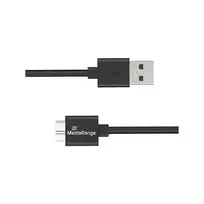 USB laidas MediaRange MRCS240 — USB A į Micro-USB B, USB 3.2 Gen 1 (3.1 Gen 1), 1,8 m, juodas