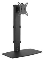 Equip 650162 17 inch-27 inch trijų monitorių stalinis laikiklis, juodas
