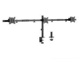 Equip 650158 reguliuojamas trijų monitorių laikiklis 17-32 colių 21 kg spaustuvas/įvorė