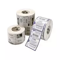 Lipdukai Zebra 8000T White (balti, poliesteris, 3269 vnt. ritinyje)