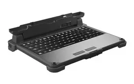 Klaviatūra, skirta Getac F110 — Getac GDKBUL mobiliam įrenginiui, JAV anglų, Pogo Pin, IP66, juoda/sidabrinė