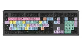 Klaviatūra LogicKeyboard LKB-FCPX10-A2M-FR laidi USB AZERTY prancūziška pilno dydžio 105 klavišų juoda