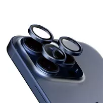 PanzerGlass Hoops fotoaparato lęšio apsauga iPhone 15 Pro / 15 Pro Max mėlynas titanas