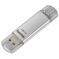 Hama C-Laeta USB atmintukas 32GB USB Type-A / USB Type-C 3.2 Gen 1 sidabrinis