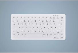 Klaviatūros dangtelis Active Key AK-C4110 — silikoninis, vokiškas išdėstymas, 291×139×25 mm, baltas