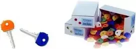 Raktų pakabukas WEDO modelis 262 802599 — įvairių spalvų, metalinis žiedas