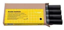 Markeris Sigel BA012 4 vnt. juodi