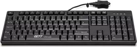 GETT CleanType Easy Basic klaviatūra - USB - vokiškas išdėstymas - juoda (KL26211)