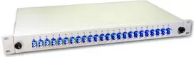 Lightwin LWL Splice Box, 48 skaidulų, 24x DLC vienmodis, 9/125µm OS2 G657.A1 Pigtail Splice Box (SPBOX 48E09 OS2 DLC)