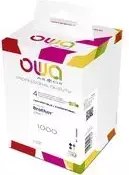 OWA Multi-Pack Tinte K10351OW ersetzt brother LC-1240 Inhalt: 1 x 16 ml schwarz, je 1 x 8 ml cyan, magenta, gelb - 1 Stück (LC1240BKLC1240C)