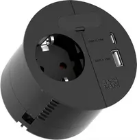 Maitinimo blokas Bachmann Loop 938.203 su 1× CEE 7/3 kištukiniu lizdu ir 1× USB A/C 22W
