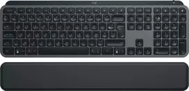 Logitech MX Keys S belaidė klaviatūra RF Wireless + Bluetooth AZERTY prancūziška grafito spalva (920-011570)