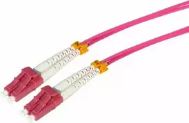 Tecline LWL Patch Cable HD, 50/125 µm, daugiamodė, OM4 skaidula, LC Duplex kištukas / SC Duplex kištukas, viržinė violetinė, 3,0 m (798LS03)