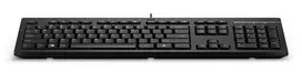 HP 125 laidinė klaviatūra, pilno dydžio, USB, membraninė, QWERTY, juoda