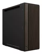 PC korpusas ASUS ProArt PA602 Wood Edition Midi Tower – juodas su medžiu, tinka ATX/EATX, 2x200 mm priekyje, 1x140 mm gale