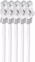 Tinklo kabelis ShiverPeaks BS75511-W-SET5 1m Cat7 S/FTP