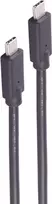 USB laidas ShiverPeaks BS13-28405 USB 2.0 4m USB-C juodas