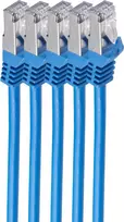 Tinklo kabelis ShiverPeaks BS75511-0.25B-SET5 0,25 m, Cat7, S/FTP, mėlynas