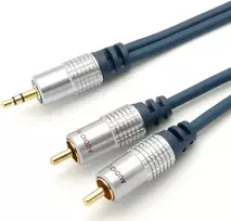 Garso kabelis ShiverPeaks 30833MHQ, 2 RCA – 3,5 mm stereo, 3,0 m