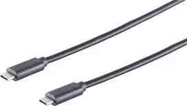 USB laidas S/CONN 77140-1.0 USB 3.2 Gen 1 1m USB C USB B juodas