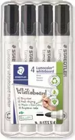Markeris baltajai lentai Staedtler 351WP4-9X juodas 2,0 mm antgalis