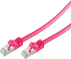 Tinklo kabelis ShiverPeaks BS75513-M Rožinis 3m Cat7 S/FTP