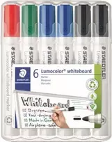 Markeris baltai lentai Staedtler 351 WP6 X, įvairių spalvų, 2,0 mm antgalis