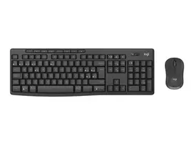 Logitech MK370 Combo for Business, belaidė klaviatūra ir pelė, RF + Bluetooth, membraniniai klavišai