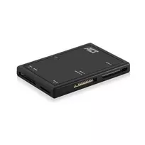 ACT USB 3.0 kortelių skaitytuvas AC6370 CF MMC MS Duo MicroSD SDHC juodas