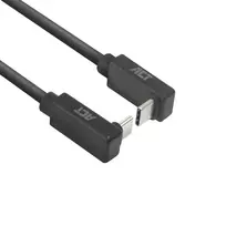 ACT USB 3.0 10Gbps 60W USB Type-C (pasukamas aukštyn/žemyn) į USB Type-C (pasukamas aukštyn/žemyn) laidas, 1 metras