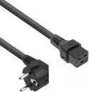 ACT maitinimo laidas CEE 7/7 (kampuotas) - C19 IEC Lock juodas 2 m, EL262S