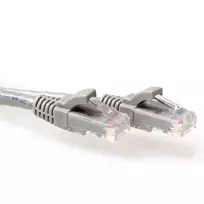 ACT pilkas 0,5 m U/UTP CAT6 jungiamasis kabelis su RJ45 kištukais