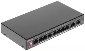 Dahua Technology PoE DH-PFS3010-8GT-96 nevaldomas gigabitinis Ethernet (10/100/1000) maitinimas per Ethernet