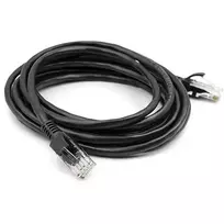Kabelis Cat5E UTP, 3 m, juodas