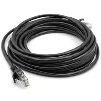 Cat5E UTP pataisos kabelis, 5 m, juodas