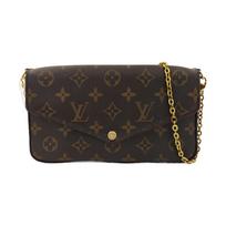 [Pre-Owned] Felicie Pochette Classic Monogram Coated Canvas And Leather Three-In-One Chain Bag - Very Good #1Y7VYIV ONE SIZE