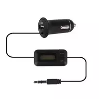 FM siųstuvas su USB įkrovikliu ir skaitmeniniu ekranu DV00MP0116 automobiliui 12V / 24V