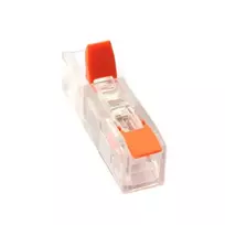 Hismart EL240487 vielos jungtis, tiesi 1:1, 0.2-4.0 mm², 32 A, 450 V, 100 vnt.