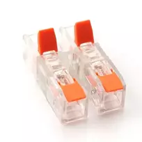 Hismart EL240494 – universalūs push-in kištukiniai laidų jungtys, 20 vnt.