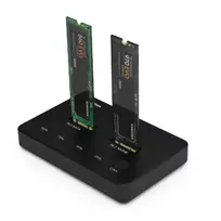 Docking stotelė 2x M.2 NVMe/SATA SSD iki 10Gbps