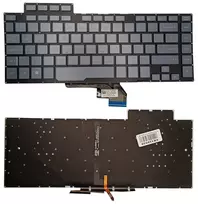 ASUS KB316038 klaviatūra (pakeitimas) su foniniu apšvietimu, JAV išdėstymas, juoda